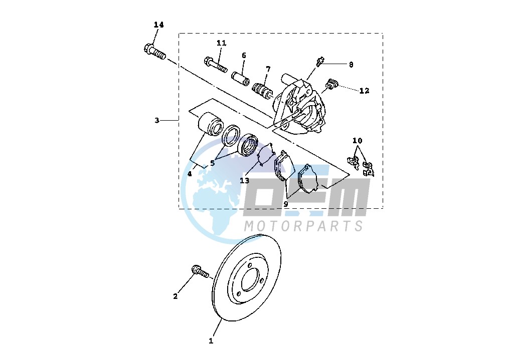 FRONT BRAKE CALIPER