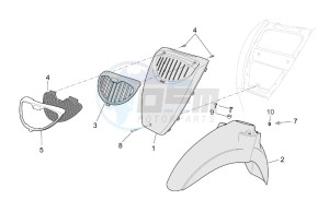 Scarabeo 100 4T e2 drawing Front body II