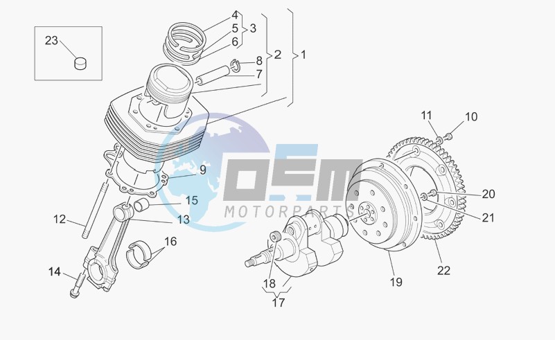 Crankshaft cpl.