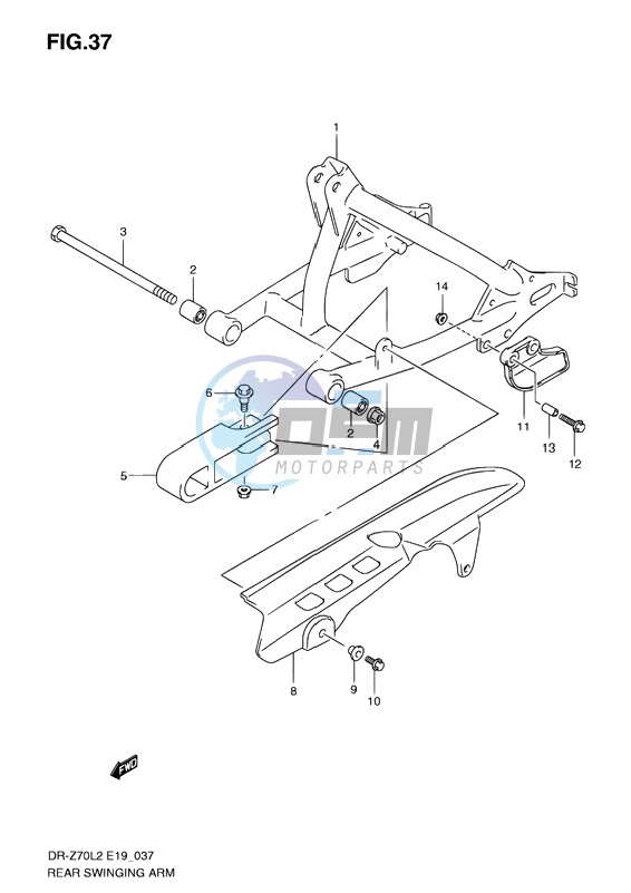 REAR SWINGING ARM