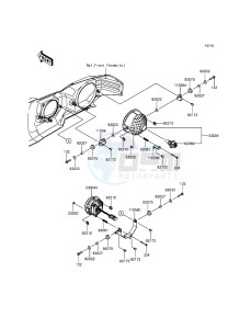 MULE PRO-DX KAF1000EGF EU drawing Headlight(s)