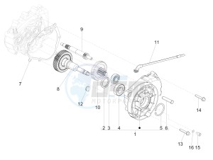 Liberty 150 4t e3 moc drawing Reduction unit