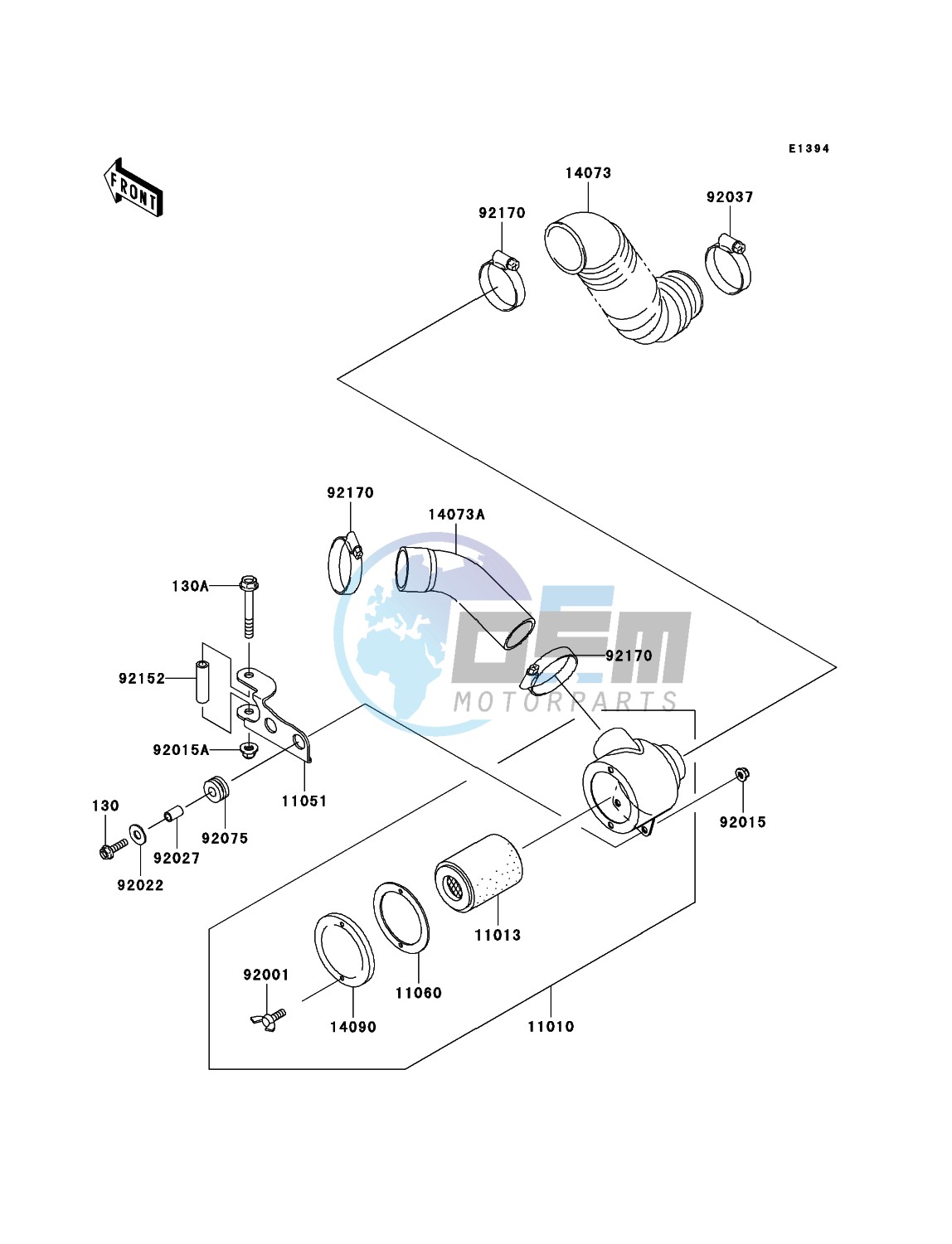 Air Cleaner-Belt Converter