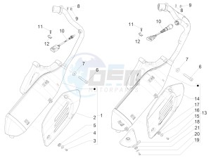 150 4T 3V ie Primavera (APAC, LATAM) (AU, S.A., TH, TN, VT) drawing Silencer