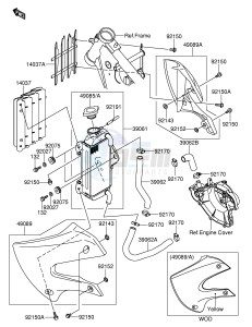 RM65 (E24) drawing RADIATOR