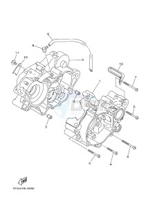 YZ85 YZ85LW (1SP1 1SP3) drawing CRANKCASE