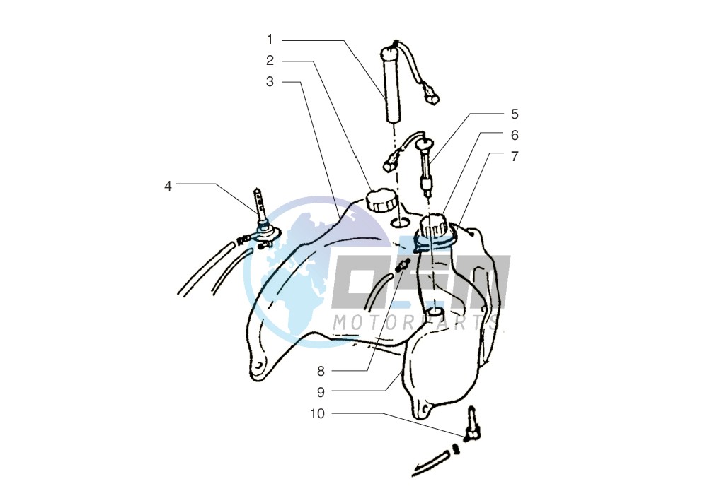 Fuel tank-Oil tank