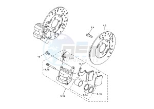 YFM FW KODIAK 400 drawing FRONT BRAKE