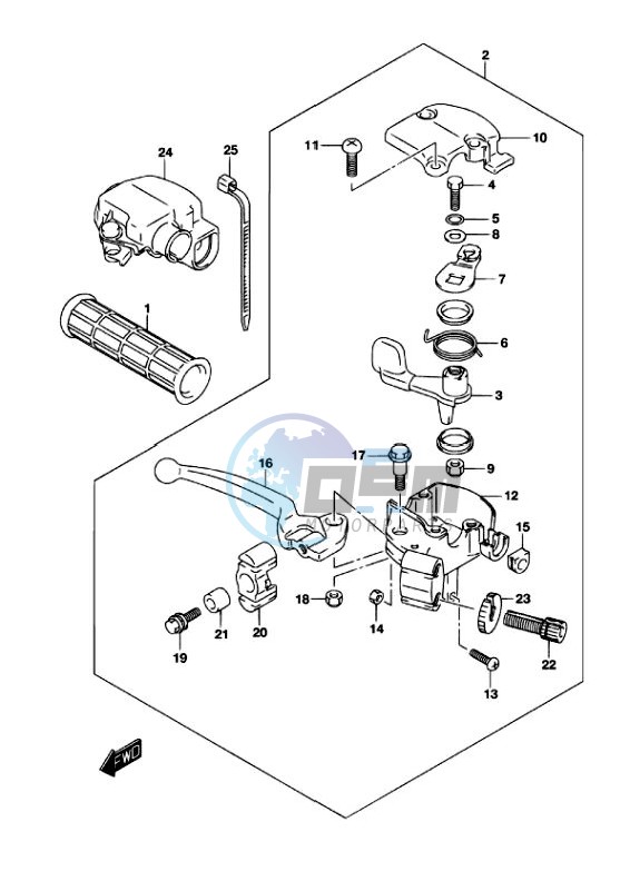 RH HANDLE LEVER