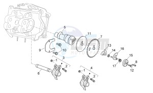 Sport City Street 300 4t 4v e3 drawing Camshaft