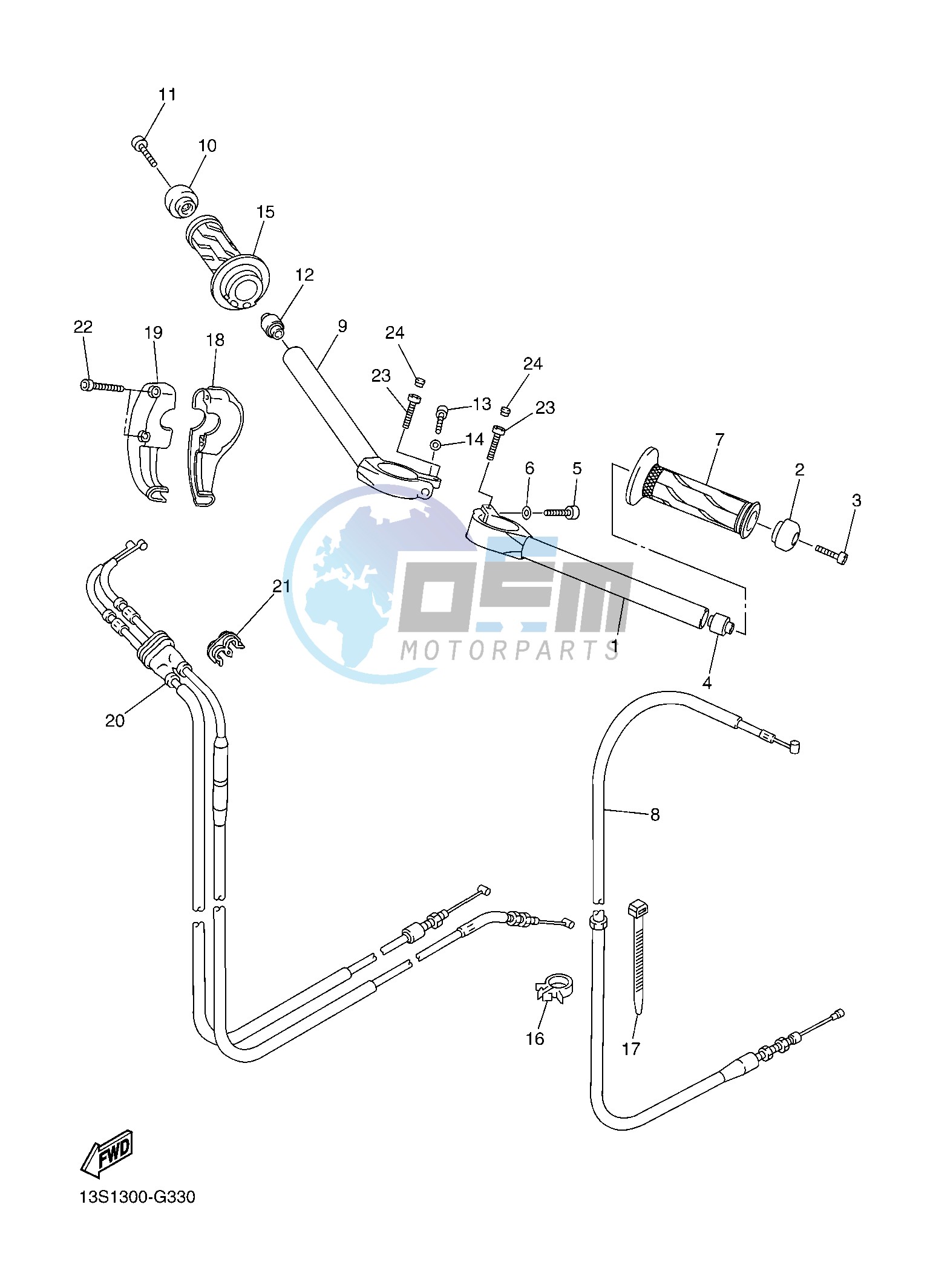 STEERING HANDLE & CABLE