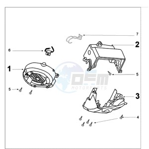 FIGHT 3 R 4T drawing ENGINE COVER