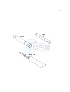 KX250F KX250ZDF EU drawing Owner's Tools