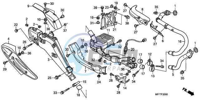 EXHAUST MUFFLER