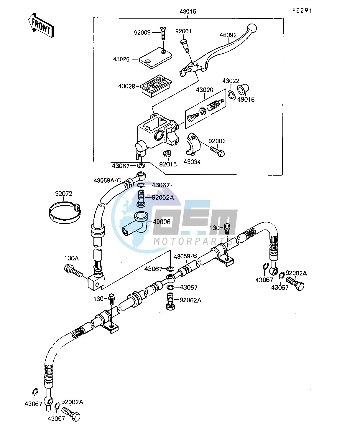 FRONT MASTER CYLINDER