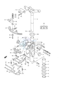 DF 25 V-Twin drawing Swivel Bracket