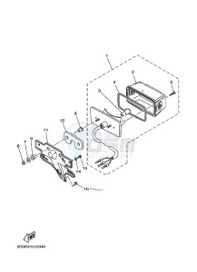 YB125 (2CSA) drawing TAILLIGHT