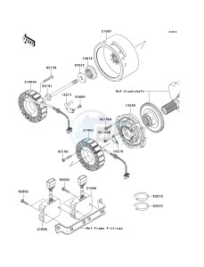 VN 1500 B [VULCAN 88 SE] (B1-B3) N6F drawing GENERATOR