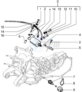 ET4 125 drawing Electric starter