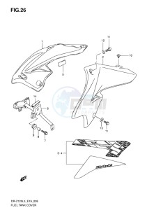 DR-Z125 EU drawing FUEL TANK