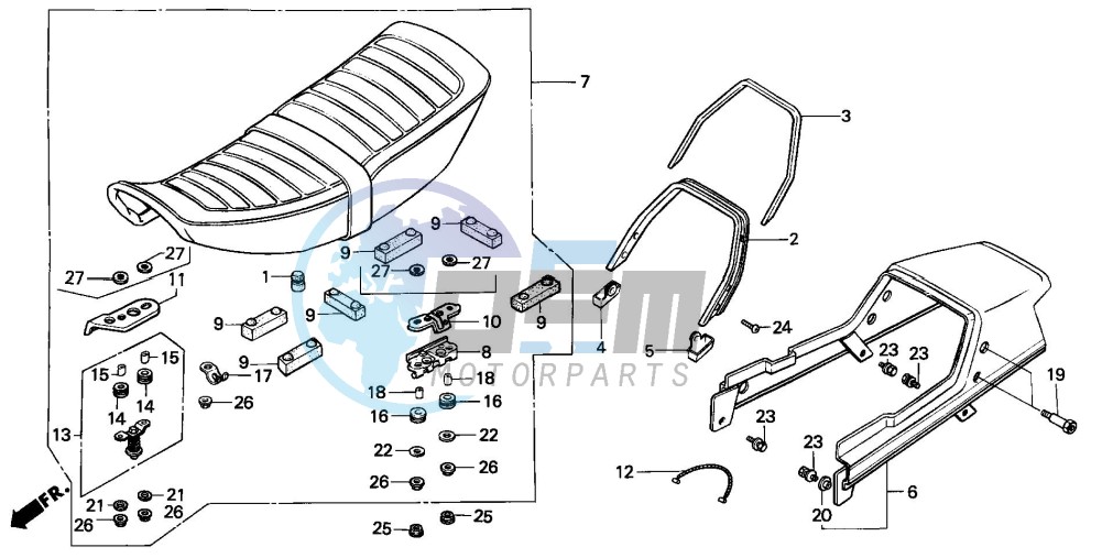 SEAT/SEAT COWL