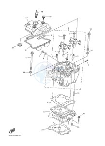 YZ250FX (B297 B298 B299 B299 B29A) drawing CYLINDER