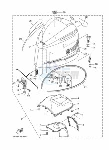 FL350AET1X drawing FAIRING-UPPER