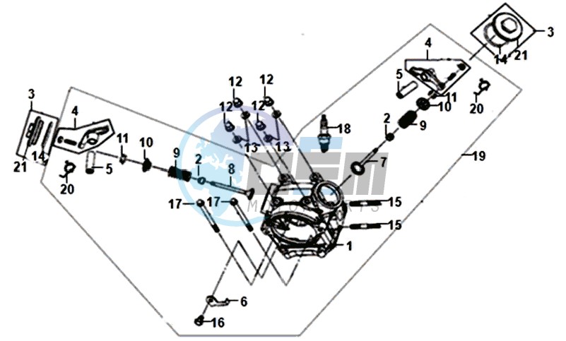 CYLINDER HEAD KPL.