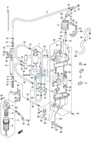 DF 300AP drawing Fuel Pump/Fuel Vapor Separator