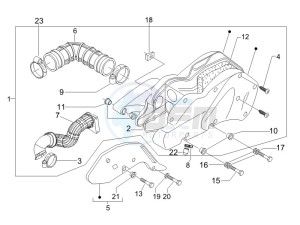 Runner 200 VXR 4t e3 drawing Air filter