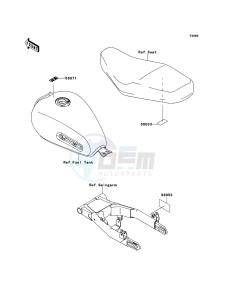 W800 EJ800AEFA GB XX (EU ME A(FRICA) drawing Labels