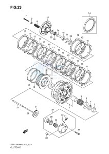 GSF1250 (E2) Bandit drawing CLUTCH