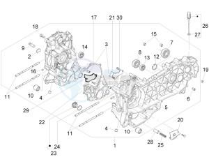 Liberty 125 4T Delivery E3 NEXIVE drawing Crankcase