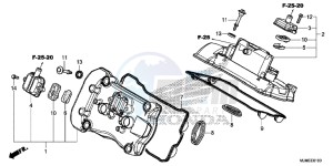 VFR800XF CrossRunner 2ED drawing CYLINDER HEAD COVER