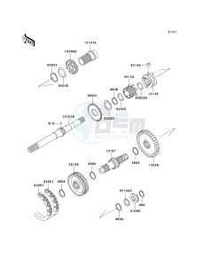 KAF 620 G [MULE 3000] (G6F-G8F) G8F drawing TRANSMISSION