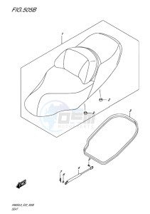 AN650Z ABS BURGMAN EXECUTIVE EU-UK drawing SEAT