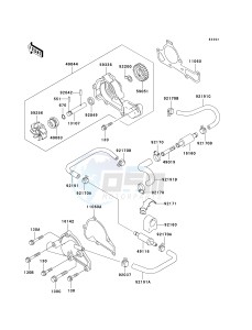 KAF 620 G [MULE 3000] (G6F-G8F) G8F drawing WATER PUMP