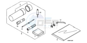 TRX250TEA Europe Direct - (ED / EC) drawing TOOLS