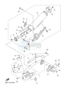 XVS950XR-A SCR950 SCR950 (BL34) drawing EXHAUST