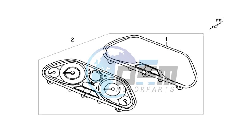 DASHBOARD / SPEEDOMETER CABLE / WIRING HARNASS