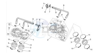 Tuono V4 1100 Factory USA-CND (NAFTA) (CND, USA) drawing Throttle body