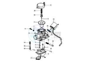 SKIPPER 4T 125-150 drawing Carburetor