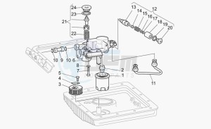 V 11 1100 Le Mans Le Mans drawing Oil filter