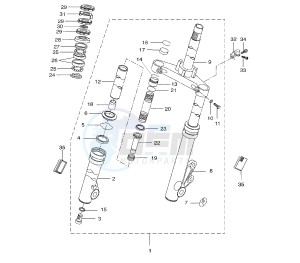 BW'S 50 drawing FRONT FORK