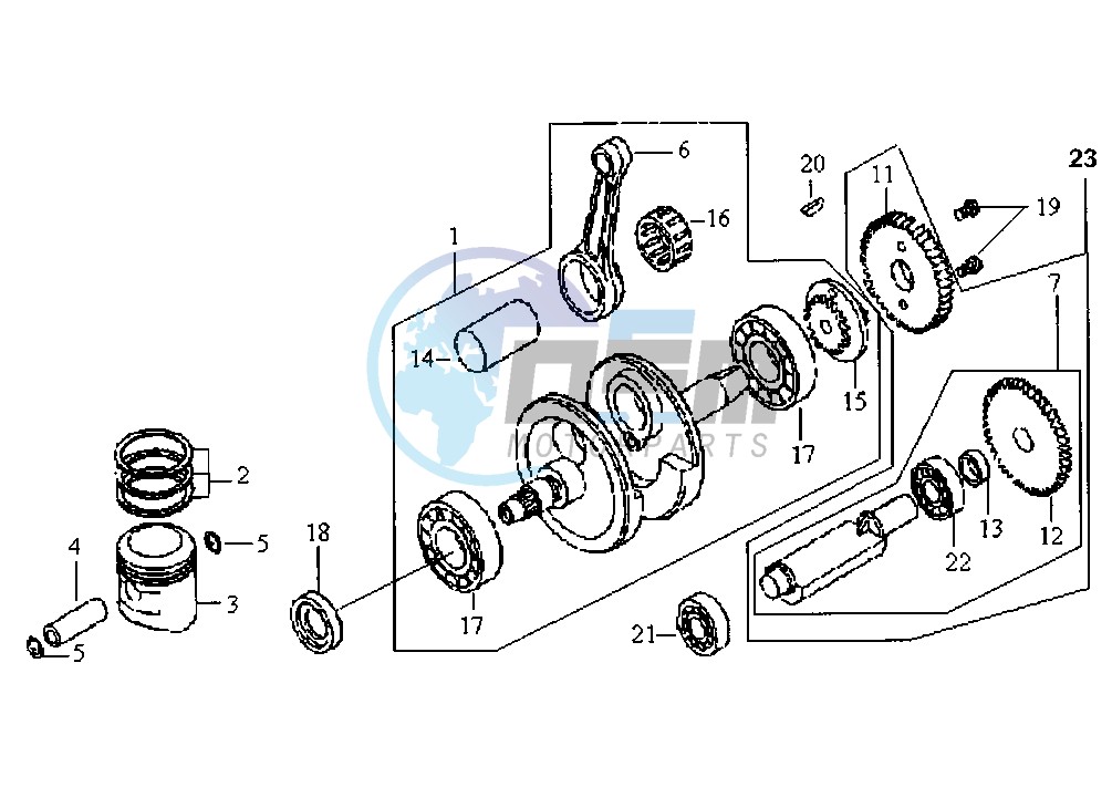 CRANKSHAFT-PISTON