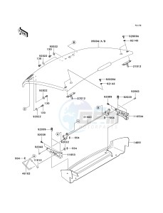 KAF 400 B [MULE 600] (B6F-B9F) B7F drawing FENDERS