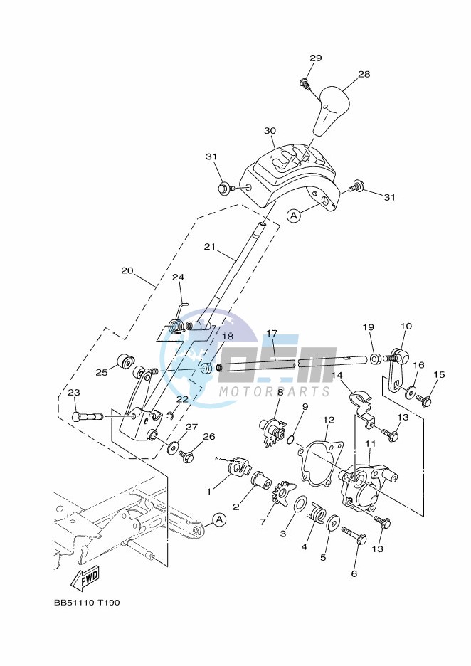 SHIFT SHAFT