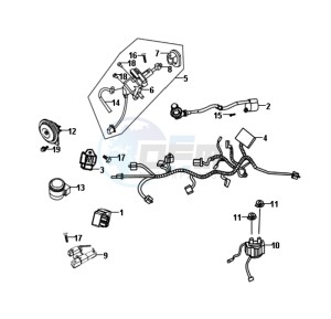 ORBIT II 50 2T NAKED L6 drawing WIRING HARNASS