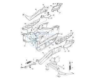 YP R X-MAX 250 drawing STAND AND FOOTREST