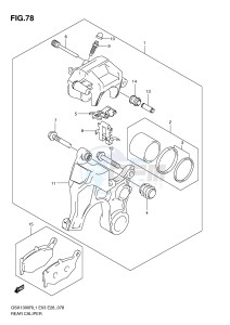 GSX1300R (E3-E28) Hayabusa drawing REAR CALIPER